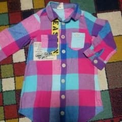 可愛い☆JUNK STORE☆シャツワンピース☆のサムネイル
