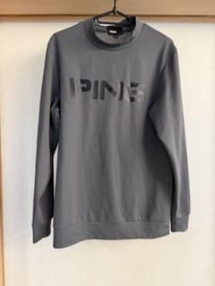 PING グレー 長袖モックネックシャツ メンズM - メルカリ