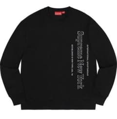 Supreme Crewneck スウェット ブラックのサムネイル