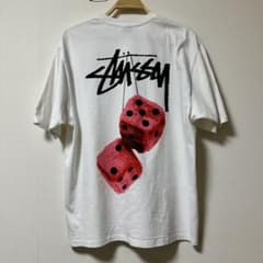 Stussy Tシャツ ホワイト FUZZY DICE TEEのサムネイル
