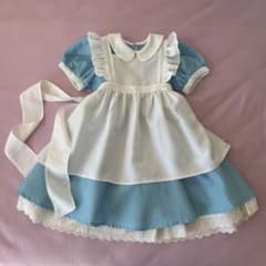 ディズニー　アリス風　コスプレ　エプロンドレス 子供 120cmのサムネイル