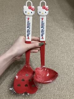 キティちゃん☆お玉・フライ返しセットのサムネイル