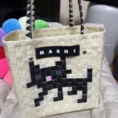 マルニカフェ　アニマルカゴバッグ　最終値下げのサムネイル