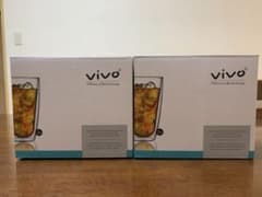 VIVOダブルウォールグラス350ml 2個セット×2箱のサムネイル