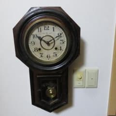 掛時計 柱時計 精工舎 動作確認済み ねじ巻き付き 掛時計 柱時計 精工舎 動作確認済み ねじ巻き付き - メルカリ