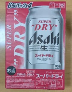 Asahi スーパードライ 350ml×24缶入のサムネイル