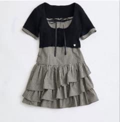 OLIVE des OLIVE ギンガムチェック ミニワンピースのサムネイル