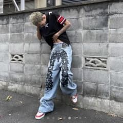 パンツ RYECHASIN SCAM COLLAB EVISU x CH JEANS RYECHASIN SCAM COLLAB EVISU x CH JEANS - メルカリ