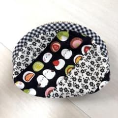 個性派必見！シマエナガ、ウグイス、和菓子柄！パッチワーク コインケース！のサムネイル