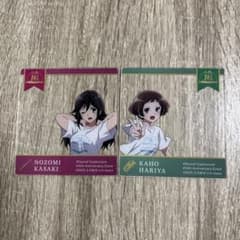 ゆんみ 記念展 希少 アクリルカード てんしのほうかご 美品】 響け！ユーフォニアム10周年 傘木希美 針谷佳穂 クリアカード