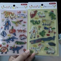 3D動物キャラクターステッカーセットのサムネイル