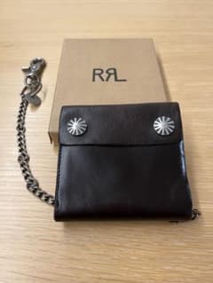 RRL チェーン付き コンチョ ウォレット タグ付き 財布 - メルカリ