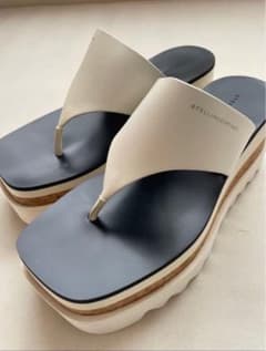STELLA McCARTNEY トングサンダル 37 白 - メルカリ