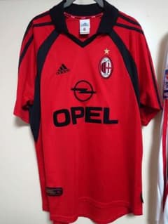 adidas ACミラン ユニフォーム 希少00-02 4th OPELロゴ adidas ACミラン ユニフォーム 希少00-02 4th OPELロゴ - メルカリ