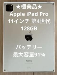 Apple iPad Pro 11インチ 第4世代 3K873J/A 展示極美品 - メルカリ