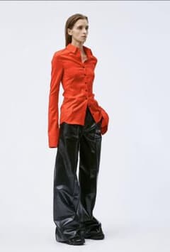 KWAIDANE EDITIONS  18SS レザーフレアパンツ　最終価格のサムネイル