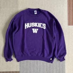 RUSSELL ATHLETIC HUSKIES スウェット パープル XLのサムネイル