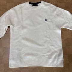 FRED PERRY クルーネックニット ホワイトのサムネイル