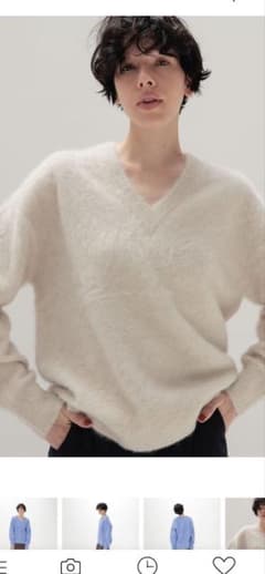 DRESSLAVEフォックスカシミヤVプルオーバーのサムネイル