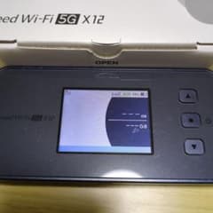 【SIMフリー】Speed Wi-Fi 5G X12 モバイルルーター本体のサムネイル