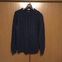 ケーブルニット レイジブルーのサムネイル