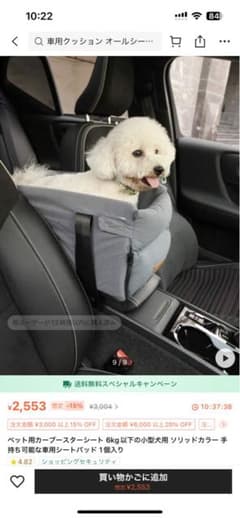 犬　ドライブシートのサムネイル