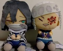 鬼滅の刃 でっかい ぽふっと ぬいぐるみ 宇髄天元 伊黒小芭内　②のサムネイル