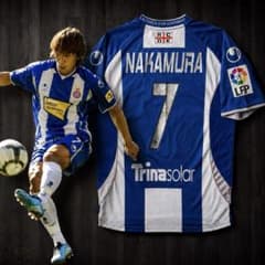 【希少】中村俊輔 エスパニョール 正規品 09-10 ユニフォーム 希少】中村俊輔 エスパニョール 正規品 09-10 ユニフォーム - メルカリ
