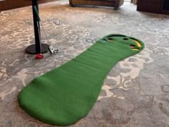 ゴルフ パター練習マット 人工芝 室内練習用のサムネイル