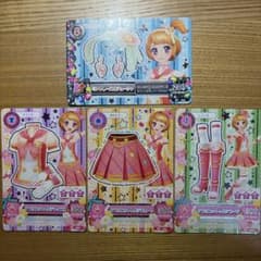 アイカツ アプリコットトルテコーデ 4枚セット SP-050-053のサムネイル
