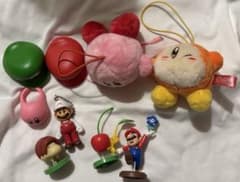 星のカービィ マリオ ピクミン ストラップ フィギュア まとめ売り ニンテンドーのサムネイル