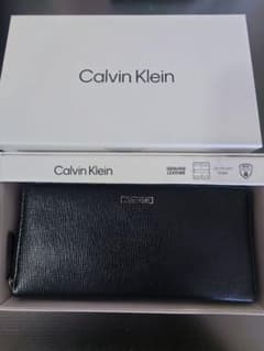 Calvin Klein 本革 長財布 黒のサムネイル