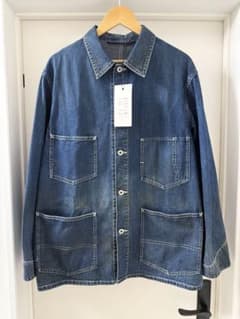 アプレッセ 23ss 美品 デニム カバーオール ジャケット 23ss a.presse アプレッセ デニム カバーオール ジャケット 3