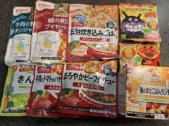 Pigeon・Wakodo ベビーフードセット 7点+おまけのサムネイル