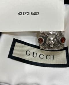 サ*ん様 極美品☆GUCCI　リング　タイガーヘッド　キャットヘッド　指輪のサムネイル