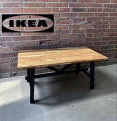 【福岡市近郊限定】IKEA ダイニングテーブル　美品　SKOGSTA 福岡市近郊限定】IKEA ダイニングテーブル 美品 SKOGSTA - メルカリ