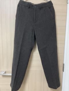 BEAMS ウールスラックス ダークブラウン Sのサムネイル