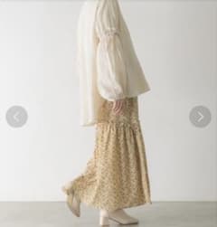 flower frill tiered skirt/小花柄ティアードスカートのサムネイル