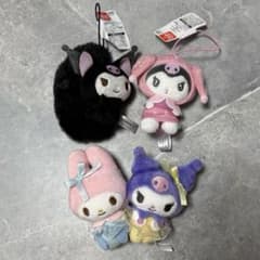 サンリオ クロミ マイメロ　メロクロ　マスコット 3種セットのサムネイル