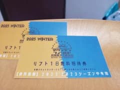 すみかわスノーパーク　リフト券ペアチケットのサムネイル