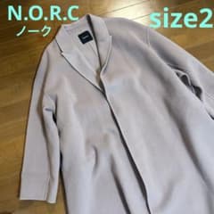 お値下げ‼️完売品‼️ノーク N.O.R.C シンプルガウンコートsize 2 