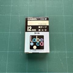 CASIO ラベカ 12mm 黒文字のサムネイル