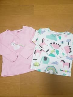 next　長袖カットソー　２枚セット　6～9m (75cm)のサムネイル