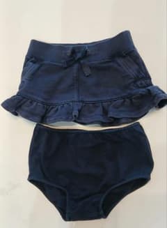 RALPH LAUREN ベビー スカート ブルマ セット ネイビーのサムネイル