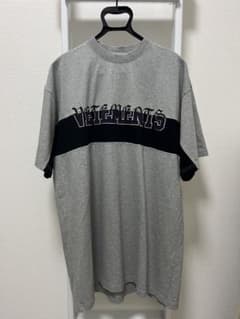 【希少】VETEMENTS cut up ロゴTシャツ　XSサイズのサムネイル