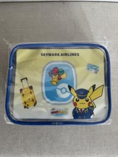 スカイマーク　ピカチュウ  限定ポーチのサムネイル