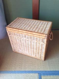 藤 かご バスケット 美品のサムネイル
