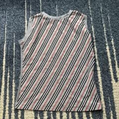 BURBERRY LONDON タンクトップ ノースリーブ グレー Lのサムネイル