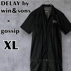 DELAY by win＆sons × gossip オールインワン 黒 XL DELAY by win＆sons × gossip オールインワン 黒 XL - メルカリ