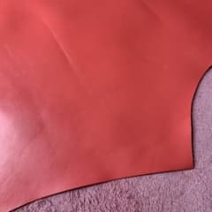 レザーハギレ 牛革 ピンクのサムネイル